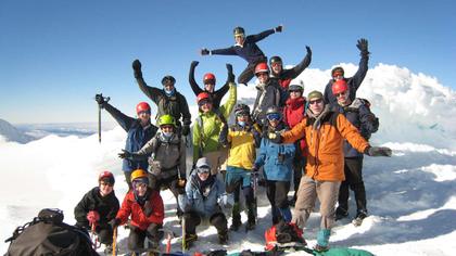 Snowcrafters at Dome Shelter (Photo: Steve Austin)