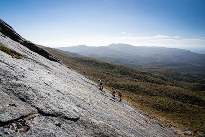 Climbing Granite Knob