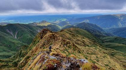 Ruahine Ranges above Iron Gate Hut