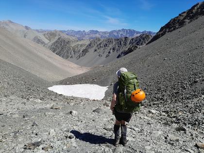 View towards Watson Stream from Maitland Pass