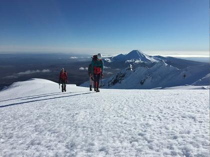 On the way up. Photo credit: George