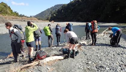 Getting ready to cross