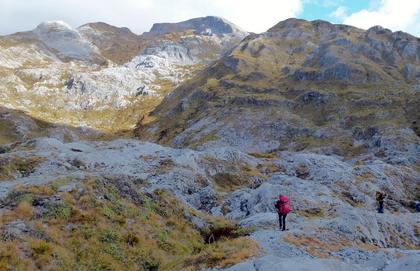 Mt Arthur appears from behind the clouds