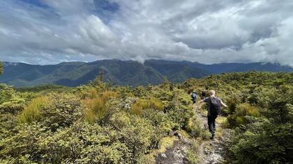 Along the ridge after Mt Reeves. Photo credit: Daniel