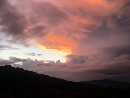 Sunset from the WTMC Lodge