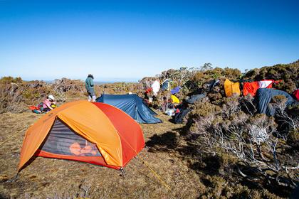 Camp below Table Hill.