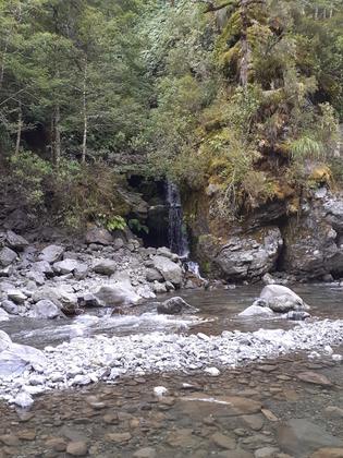 Irongate Hut waterfall