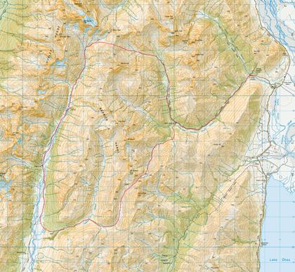 Maitland Pass route map