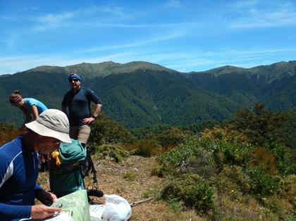 At point Pinnacle. Mt Holdsworth in the background.