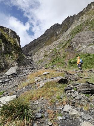 View towards Gunsight Pass from North Temple