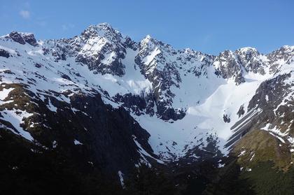 The mighty Mt Hopeless viewed from Cupola Hut