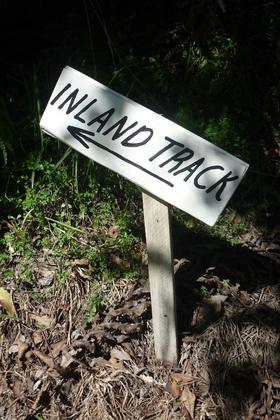 Inland Track Sign