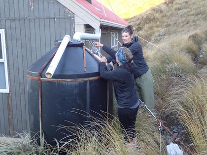 Maids and the Tarn Ridge Hut water hole