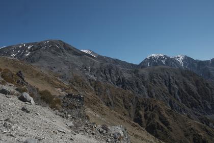 Speedy group’s view from their highpoint. Photo credit: Ian.
