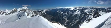 Panorama looking North from summit of Hochstetter