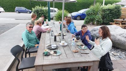 Post lunch photo at The Beach House Café [Rory]