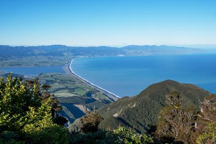 The view from the summit of Mt Matthews