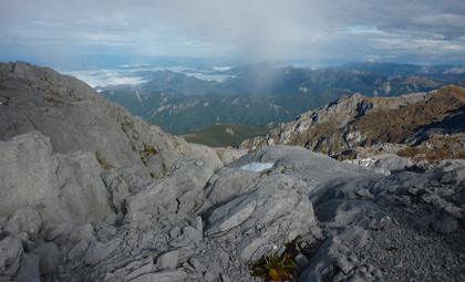 It’s an easy 2 hours (or so) from our camp to the summit. Although somehow Megan and a few others decide to try an alternative to the cairned route and make it a much harder ascent. Everyone else follows the cairned track and wonders what possessed them…