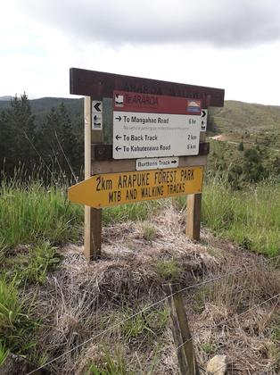 Look for this sign and park by it – there is nowhere else to park!