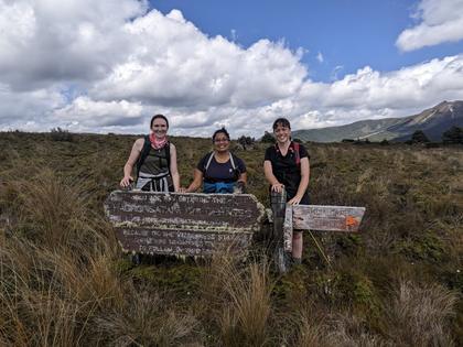Old signs for Hauhangatahi Wilderness Area (Credit: Maj-Britt)