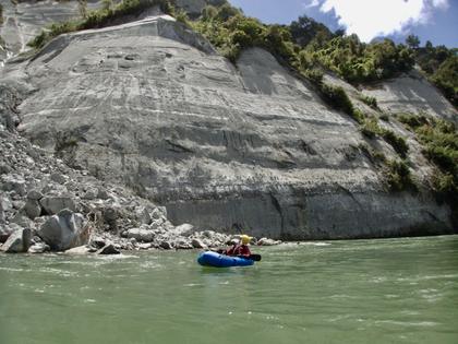 Big slip little packraft. Credit: Aimee