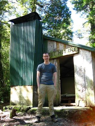 Tim at Cone Hut