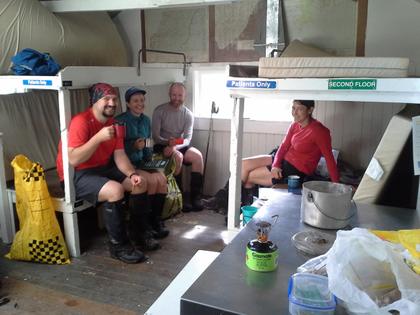 Lunch at Blue Range Hut