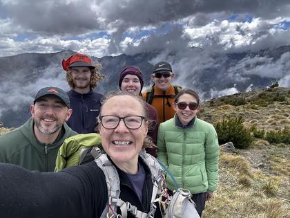 Mt Fyffe summit (1602 m elevation)
